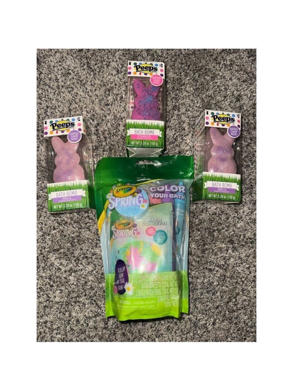 Girls Peeps & Crayola Multi-color Bath Bomb & Body Set One Size